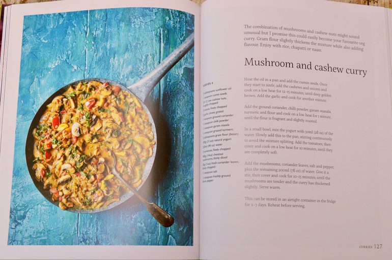 Chetna's Mushroom and Cashew Curry Recipe.