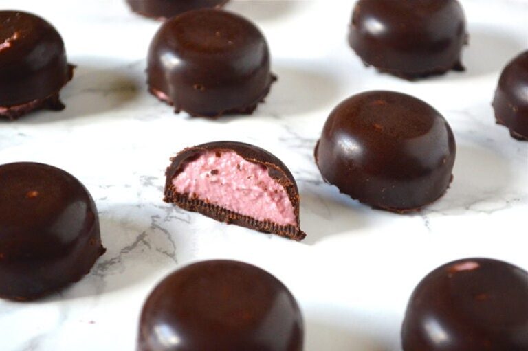 Cashew Cream Raw Chocolates.
