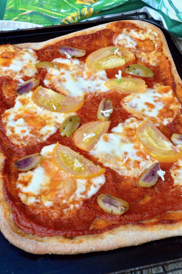 Homemade Pizza for two from scratch.