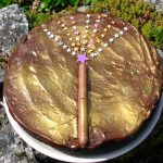 Fairy Godmother Chocolate Cake with wand decoration.