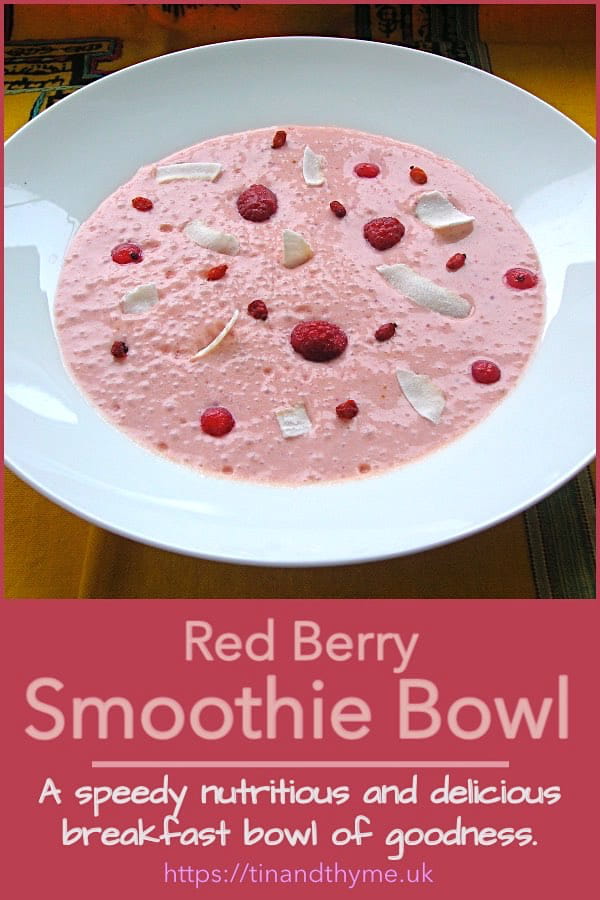 Red Berry Smoothie Bowl.
