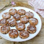 Wholemeal Spelt Welsh Cakes with magnolia blossom.