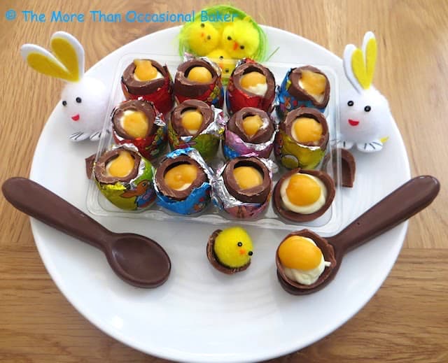 Passionfruit Easter Eggs from The More Than Occasional Baker.