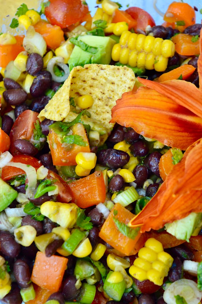 Black Bean And Corn Salad Mexican Style Tin and Thyme