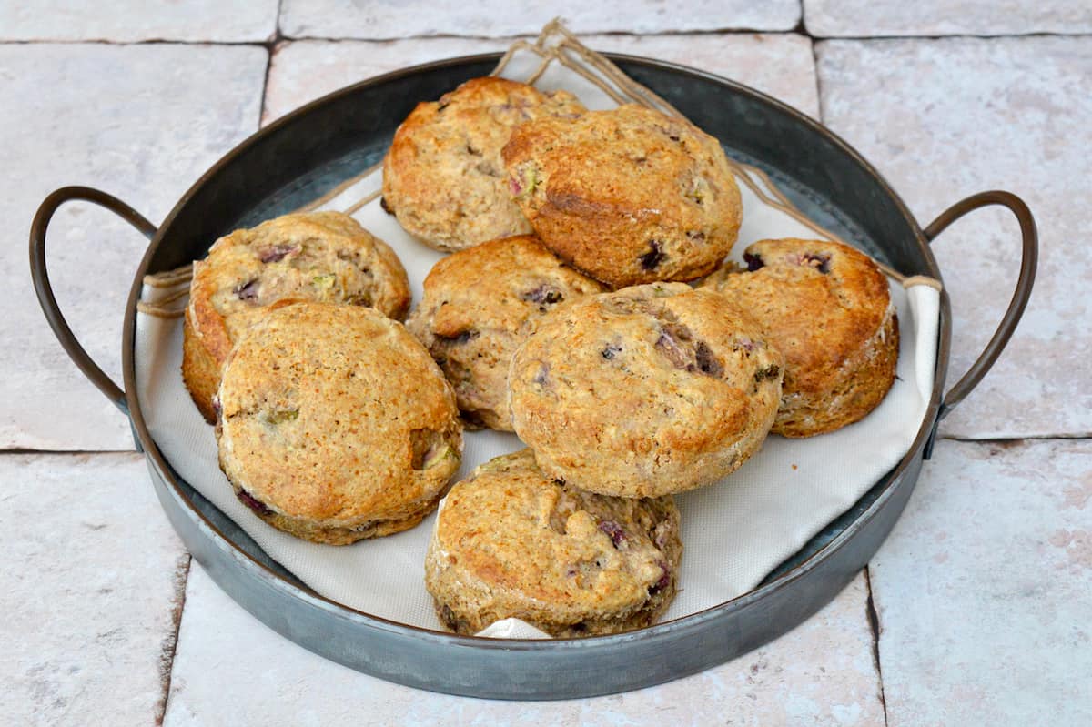 Fresh Fig Scones With Honey Tin and Thyme