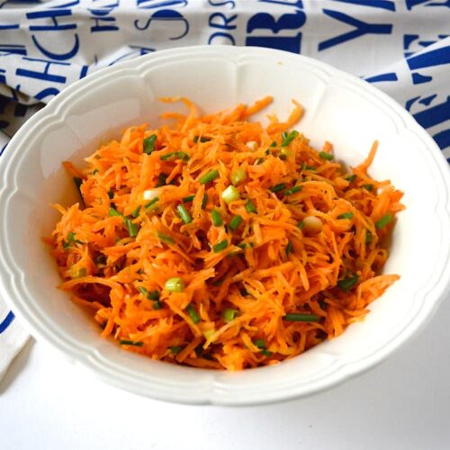 carrot salad with orange juice dressing Orange and Carrot Salad with Orange Vinaigrette