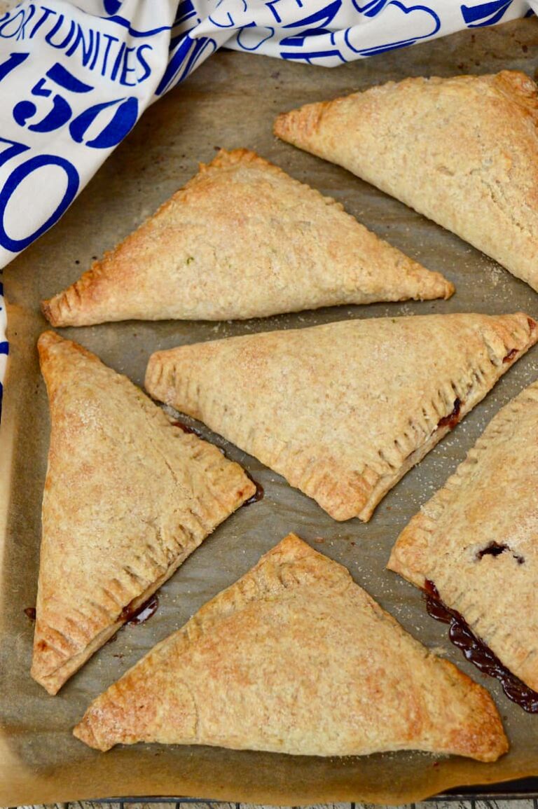 Jam Turnovers Cream Cheese And Flaky Pastry Tin and Thyme