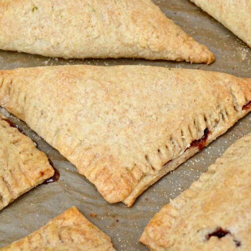 Jam Turnovers Cream Cheese And Flaky Pastry Tin and Thyme