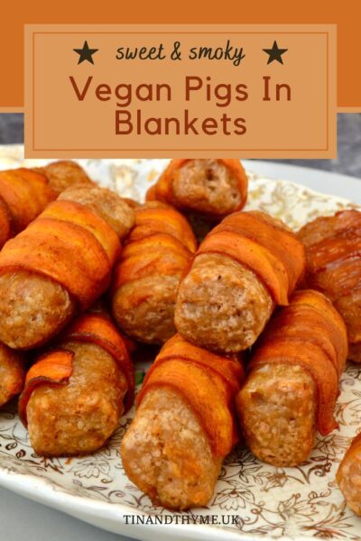Vegan Pigs In Blankets: Sticky And Delicious | Tin and Thyme