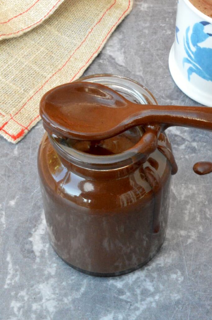 Easy Vegan Chocolate Sauce Without Cream Tin and Thyme