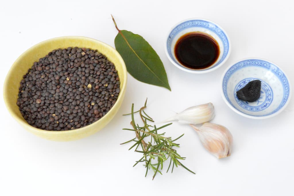Black Lentil Bowl With Chimichurri Sauce | Tin and Thyme