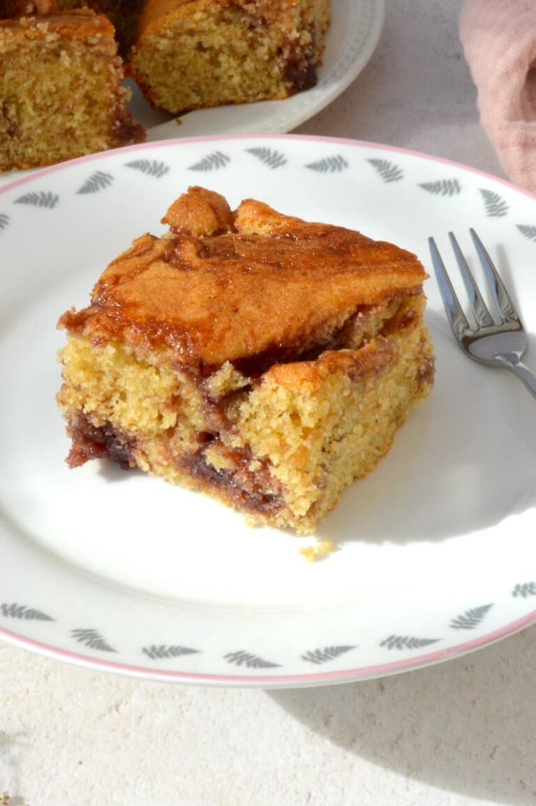 Peanut Butter And Jelly Traybake Cake Tin and Thyme