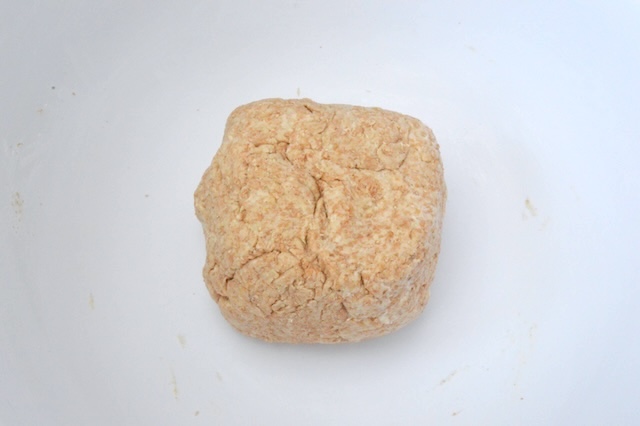 Ball of yoghurt dough.